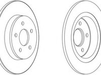 Disc frana FORD FOCUS C-MAX, VOLVO S40 II limuzina (MS), VOLVO V50 combi (MW) - WAGNER WGR1227-1