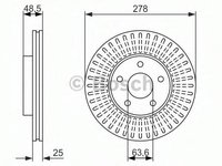 Disc frana FORD FOCUS C-MAX, VOLVO S40 II limuzina (MS), VOLVO V50 combi (MW) - BOSCH 0 986 479 957