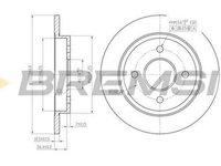 Disc frana FORD FOCUS combi DNW BREMSI DBA281S