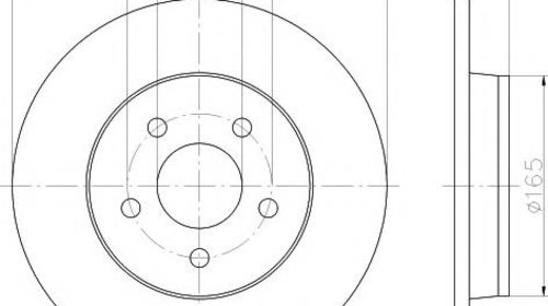 Disc frana FORD FOCUS (DAW, DBW), FORD FOCUS 