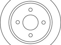 Disc frana FORD FOCUS DAW DBW TRW DF1654