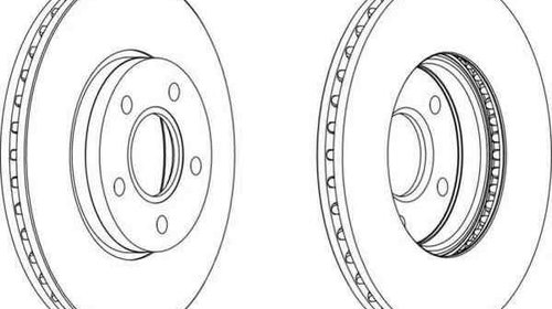 Disc frana FORD FOCUS II Cabriolet FERODO DDF