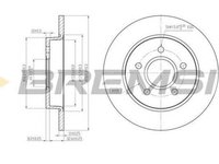 Disc frana FORD FOCUS II DA BREMSI DBB226S