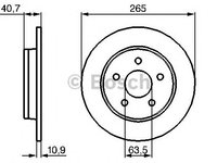 Disc frana FORD FOCUS II (DA_) - Cod intern: W20270144 - LIVRARE DIN STOC in 24 ore!!!