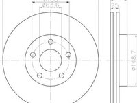 Disc frana FORD FOCUS III limuzina TEXTAR 92237703