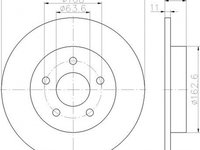 Disc frana FORD FOCUS III TEXTAR 92239003