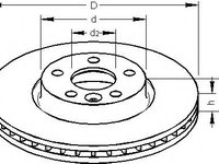 Disc frana FORD GALAXY (WA6), FORD S-MAX (WA6) - TOPRAN 303 976