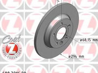 Disc frana FORD GALAXY (WGR) (1995 - 2006) ZIMMERMANN 600.3216.20