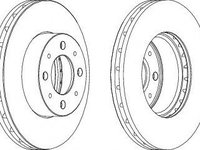 Disc frana FORD KA (RU8) (2008 - 2016) FERODO DDF1179C