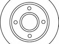 Disc frana FORD KA Van (RB) (2002 - 2005) JURID 562078JC