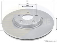 Disc frana FORD KUGA I (2008 - 2016) COMLINE ADC1227V