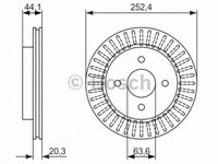 Disc frana FORD MONDEO I combi BNP BOSCH 0986479887