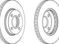 Disc frana FORD MONDEO I combi BNP FERODO DDF364