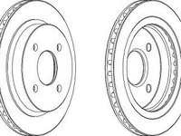 Disc frana FORD MONDEO II (BAP) (1996 - 2000) FERODO DDF479C piesa NOUA