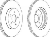 Disc frana FORD MONDEO III B5Y FERODO DDF1125