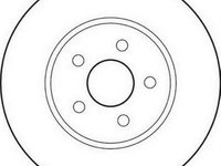 Disc frana FORD MONDEO III B5Y JURID 562180J