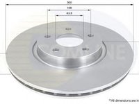 Disc frana FORD MONDEO IV BA7 COMLINE ADC1249V