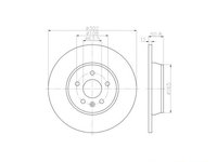 Disc frana Ford MONDEO IV Turnier (BA7) 2007-2016 #3 08A54010