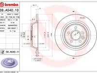 Disc frana FORD MONDEO IV Turnier (BA7) (2007 - 2016) BREMBO 08.A540.11 piesa NOUA