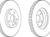 Disc frana FORD MONDEO IV Turnier (BA7) (2007 - 2016) FERODO DDF1567