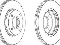 Disc frana FORD MONDEO Mk II limuzina (BFP) (1996 - 2000) FERODO DDF364