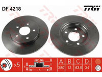 Disc frana Ford MONDEO Mk III (B5Y) 2000-2007 #3 08973410