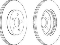 Disc frana FORD MONDEO Mk III limuzina (B4Y) (2000 - 2007) FERODO DDF1125