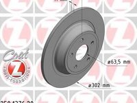 Disc frana FORD MONDEO V hatchback - ZIMMERMANN 250.1376.20