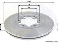 Disc frana FORD RANGER (ER, EQ) (1998 - 2006) COMLINE ADC0451V piesa NOUA