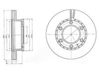 Disc frana FORD RANGER ES ET DELPHI BG4297