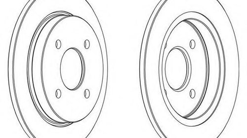 Disc frana FORD SIERRA hatchback (GBC, GBG), 