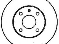 Disc frana FORD SIERRA hatchback (GBC, GBG), FORD SIERRA (GBG, GB4), FORD SIERRA hatchback (GBC) - JURID 561275J