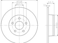 Disc frana FORD TOURNEO CONNECT TEXTAR 92124900