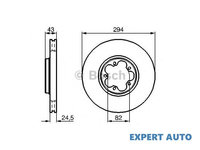 Disc frana Ford TRANSIT bus (FD_ _, FB_ _, FS_ _, FZ_ _, FC_ _) 2000-2006 #3 09831710