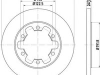 Disc frana FORD TRANSIT bus TEXTAR 92275803