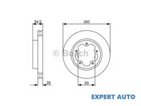 Disc frana Ford TRANSIT caroserie 2006-2016 #3 0986479392