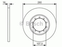 Disc frana FORD TRANSIT caroserie (2006 - 2020) BOSCH 0 986 479 R92