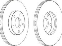 Disc frana FORD TRANSIT CONNECT caroserie (2013 - 2016) FERODO DDF1172