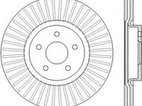 Disc frana FORD TRANSIT CONNECT caroserie (2013 - 2016) MTR 12108521