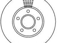 Disc frana FORD TRANSIT CONNECT, FORD TRANSIT CONNECT (P65_, P70_, P80_), FORD TRANSIT CONNECT caroserie - JURID 562251J