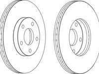 Disc frana FORD TRANSIT CONNECT, FORD TRANSIT CONNECT (P65_, P70_, P80_), FORD TRANSIT CONNECT caroserie - WAGNER WGR1172-1