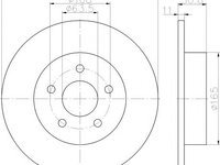 Disc frana FORD TRANSIT CONNECT Kombi (2013 - 2016) Textar 92238903