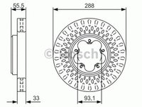 Disc frana FORD TRANSIT CUSTOM caroserie BOSCH 0986479A49