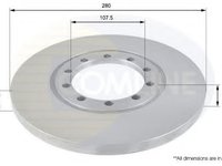 Disc frana FORD TRANSIT platou / sasiu (2006 - 2014) COMLINE ADC1233 piesa NOUA