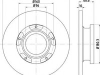 Disc frana FORD TRANSIT platou / sasiu (2013 - 2016) Textar 92273903