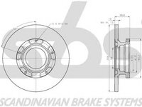 Disc frana FORD TRANSIT platou sasiu sbs 1815312597