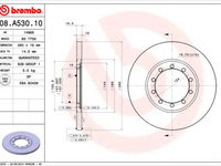 Disc frana FORD TRANSIT TOURNEO (2006 - 2016) BREMBO 08.A530.10