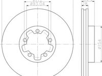 Disc frana FORD TRANSIT TOURNEO (2006 - 2016) TEXTAR 92151903