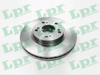 Disc frana H1015V LPR pentru Honda Civic Honda Stream Honda Cr-v Honda Edix Honda Fr-v