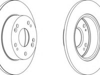 Disc frana HONDA ACCORD EURO VIII (CL), HONDA ACCORD VII Tourer (CM), HONDA ACCORD VIII (CM) - FERODO DDF1390